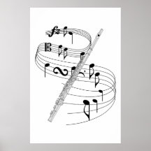 Flöte Plakate