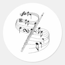 Flöte Sticker