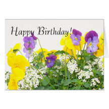 Flowers Birthday Card