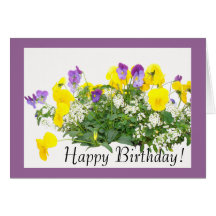 Flowers Birthday Card