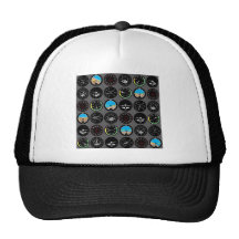Flug-Instrumente Retrocap