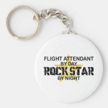 Flugbegleiter-Rockstar Schlüsselbänder