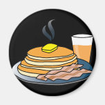 Flughafen-Geldbeschaffer-Pfannkuchen-Frühstück Magnete