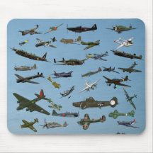 Flugzeug-Aufklärer-Mausunterlage Mousepads