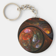 Flüssige Verbindungs-abstrakte Kunst Keychain Schlüsselanhänger