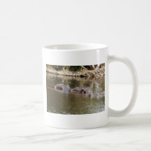Flusspferd-Küssen Kaffee Tassen