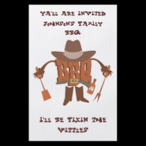 Flyer-Einladung für Hillybilly GRILLEN flyer