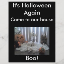 Flyer für Halloween-Party