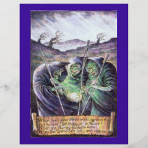 Flyer Shakespeare Macbeth