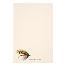 FlyFishing Köder-Kunst-Lachse fliegen Köder Druckpapier