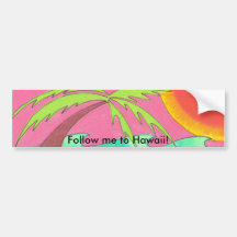 Follow-me nach Hawaii! Autosticker