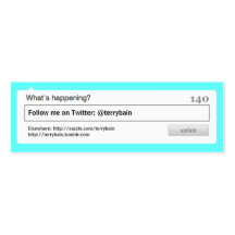 Follow-me (was Ereignis ist) Visitenkarten Vorlagen