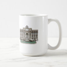 Fontana di Trevi: Trevi-Brunnen: Modell 3D: Kaffee Tasse