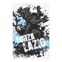 Forza Lazio Bedrucktes Papier