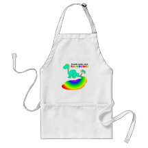 Fossilien machen glatte REGENBOGEN Schürzen