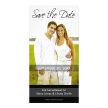Foto-Karte: Save the Date - Minimalistic Photogrußkarten