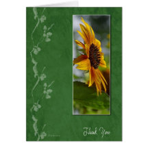 Foto Karte-Sonnenblume-Danke