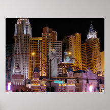 Foto-Plakat-Druck New York New York Las Vegas