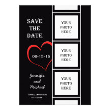 Foto-Stand-Art-Save the Date Einladungs-Karte
