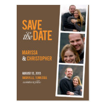 Foto-Stand-Art-Save the Date Karte Postkarten