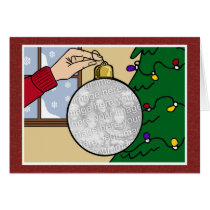 Foto-Weihnachtskarte karten