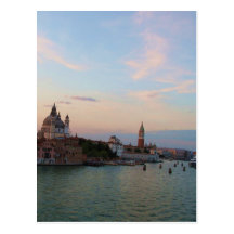Fotografie romantischer Venedig-Lagune Postkarte
