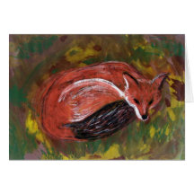 Fox Notecard Karten