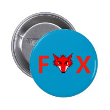 Foxy Fox Anstecknadelbutton