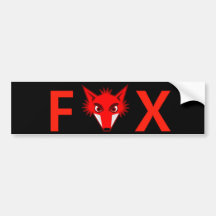 Foxy Fox Autosticker