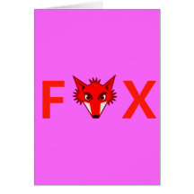 Foxy Fox Karte