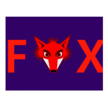 Foxy Fox Postkarte