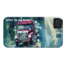 Fracht, die das iPhone 4 des Tanker-LKW-Fahrers Ka iPhone 4 Case-Mate Hülle