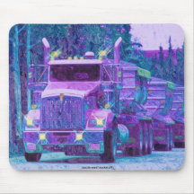 Fracht-LKW-Straßen-Transport-LKW-Fahrer Mousepads
