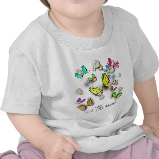 Frack-Schmetterlinge und Gänseblümchen T-shirt