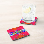 Fractal 124 Coaster kork-untersetzer