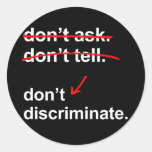 Fragen Sie nicht. Sagen Sie nicht. Sondern Sie nic Sticker