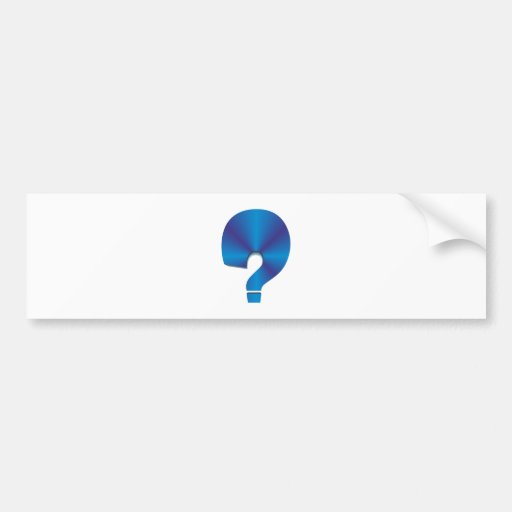 Fragezeichen question mark auto aufkleber
