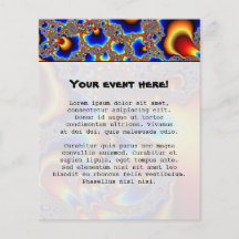 - Fraktal-Kunst durch gleiten Flyerdruck