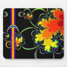 Fraktal-Kunst geometrisches Mousepad