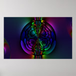 Fraktal-Kunstplakat 08
