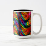 Fraktal-Seide-Regenbogen Kaffeehaferl