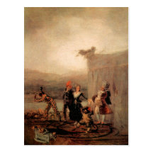 Francisco de Goya - Comicos Ambulantes Postkarten