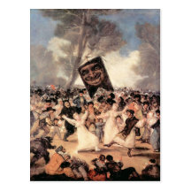 Francisco de Goya - das Begräbnis von Sardina Postkarten