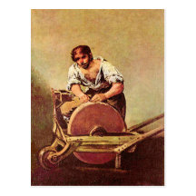 Francisco de Goya - der Schleifer Postkarte