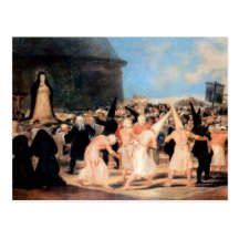 Francisco de Goya - Geissler Prozession Postkarte