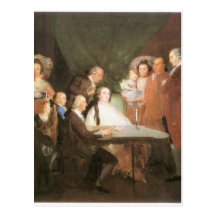 Francisco de Goya - La Famille de l Säugling Don L Postkarte
