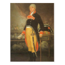 Francisco de Goya - Porträt du Naturaliste Felix Postkarte