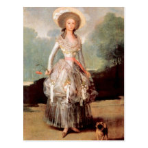 Francisco de Goya - Porträt von Marquesa de Pontej Postkarten