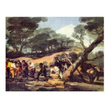 Francisco de Goya - pulverisieren Sie Produktion i Postkarten