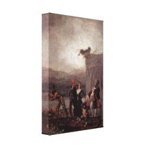 Francisco de Goya - reisender Schauspieler Leinwanddrucke
